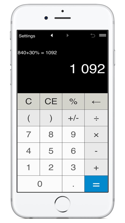 Calculator with parentheses screenshot-3