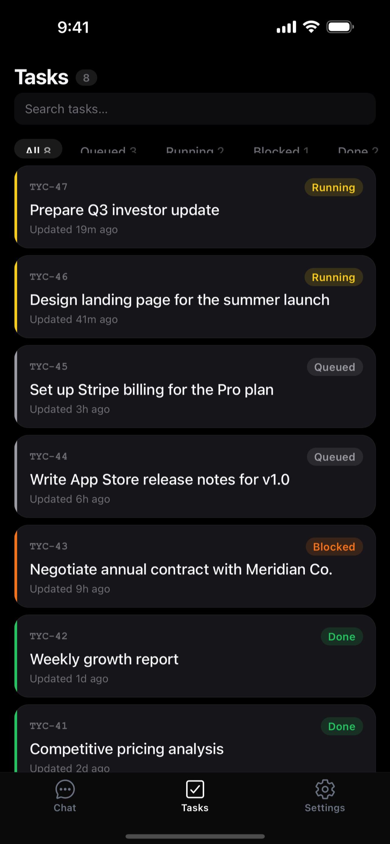 Tycoon — AI CEO screenshot 3