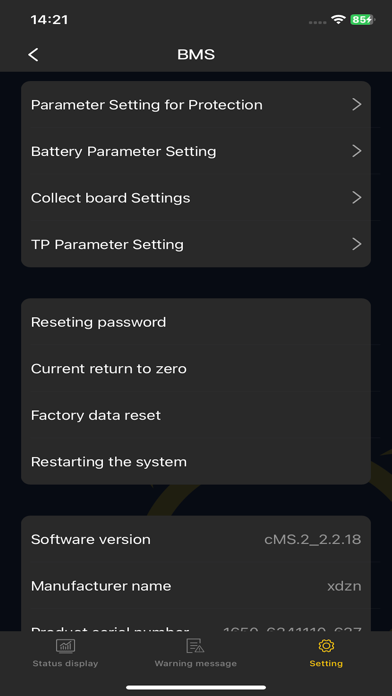 App screenshot