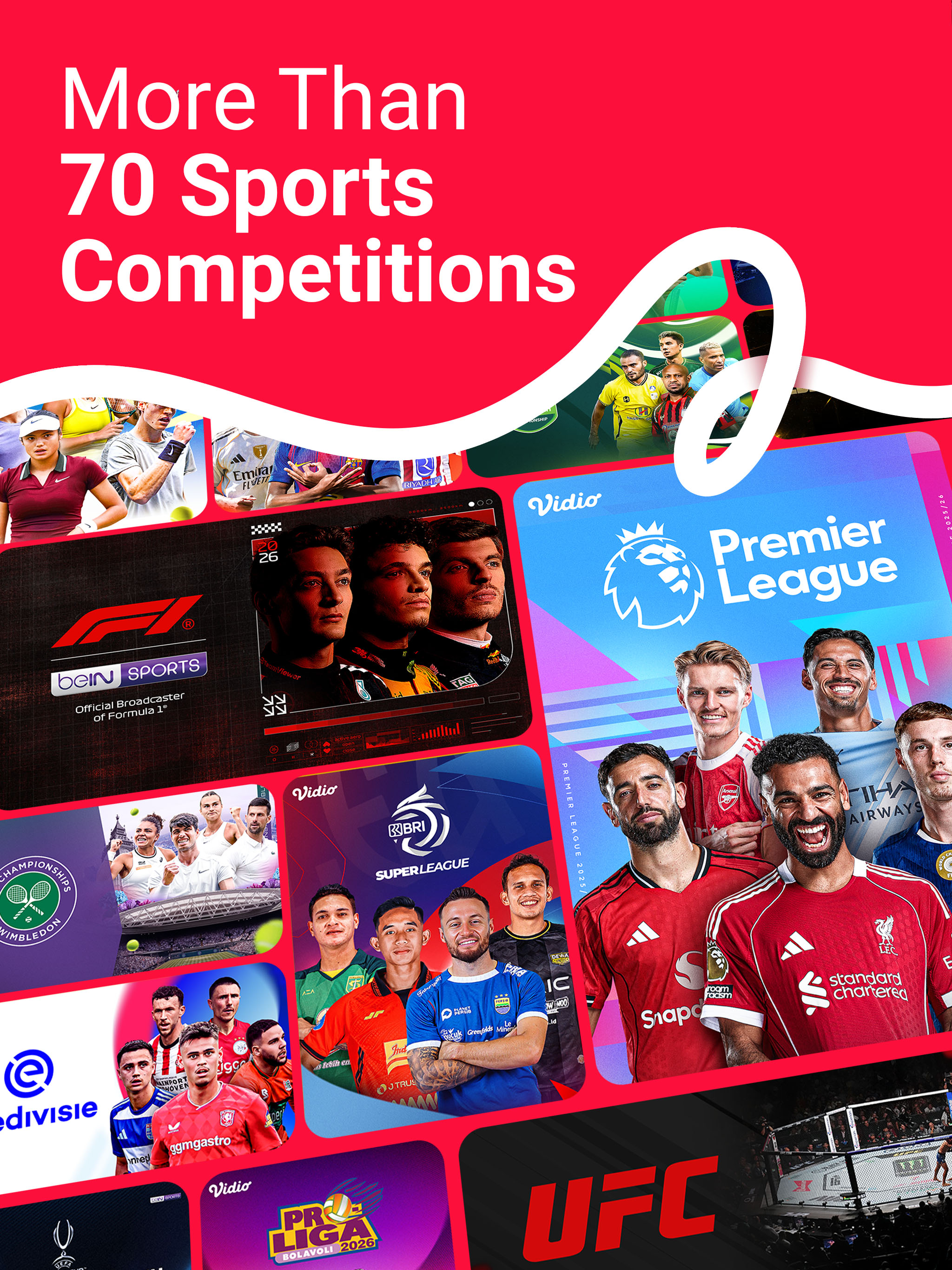 Vidio: Sports, Movies, Series