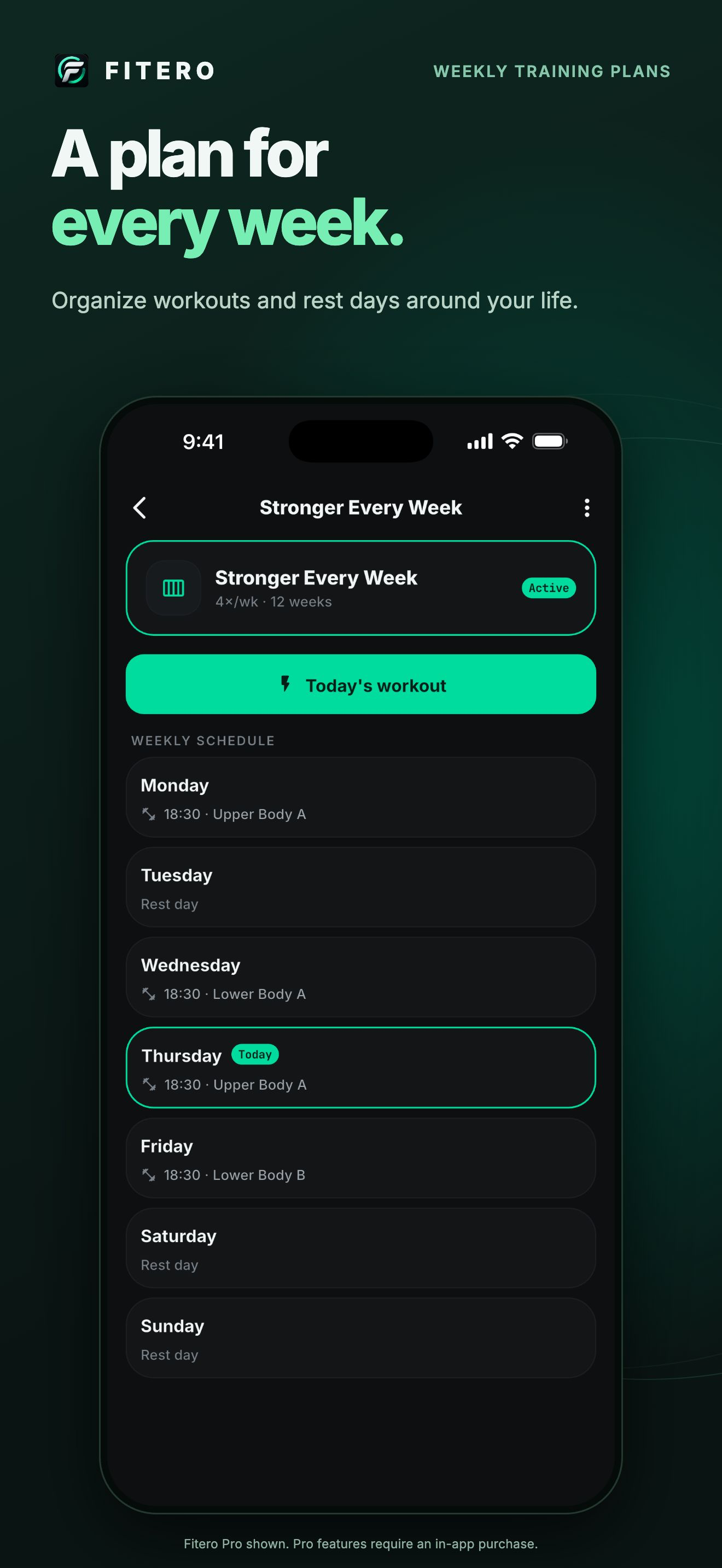 Fitero: Gym Workout Tracker screenshot 6