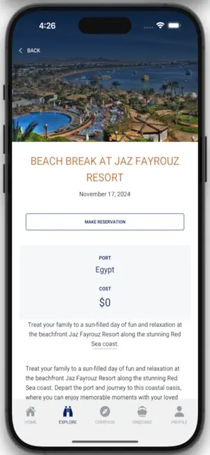 AROYA Cruises iPhone screenshot 4