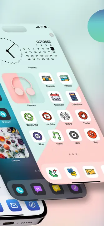 Themes: Widget, Icons Packs 15のスクリーンショット（4/7）