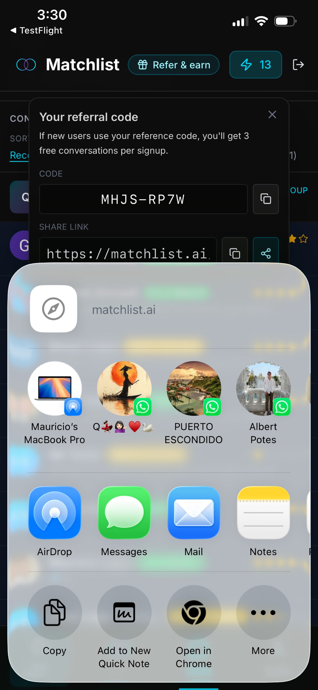 Matchlist.ai screenshot 9
