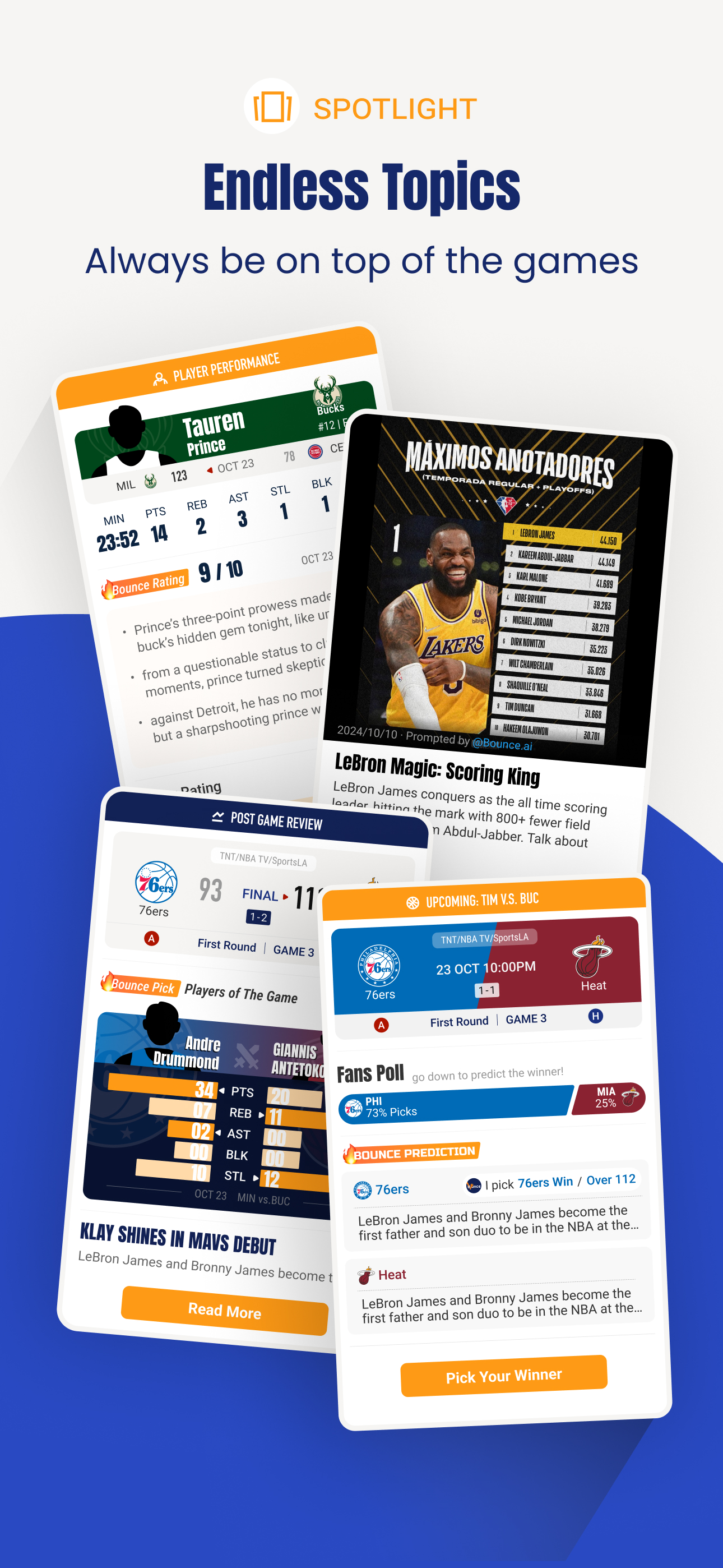Bounce.ai - AI Sports Insights