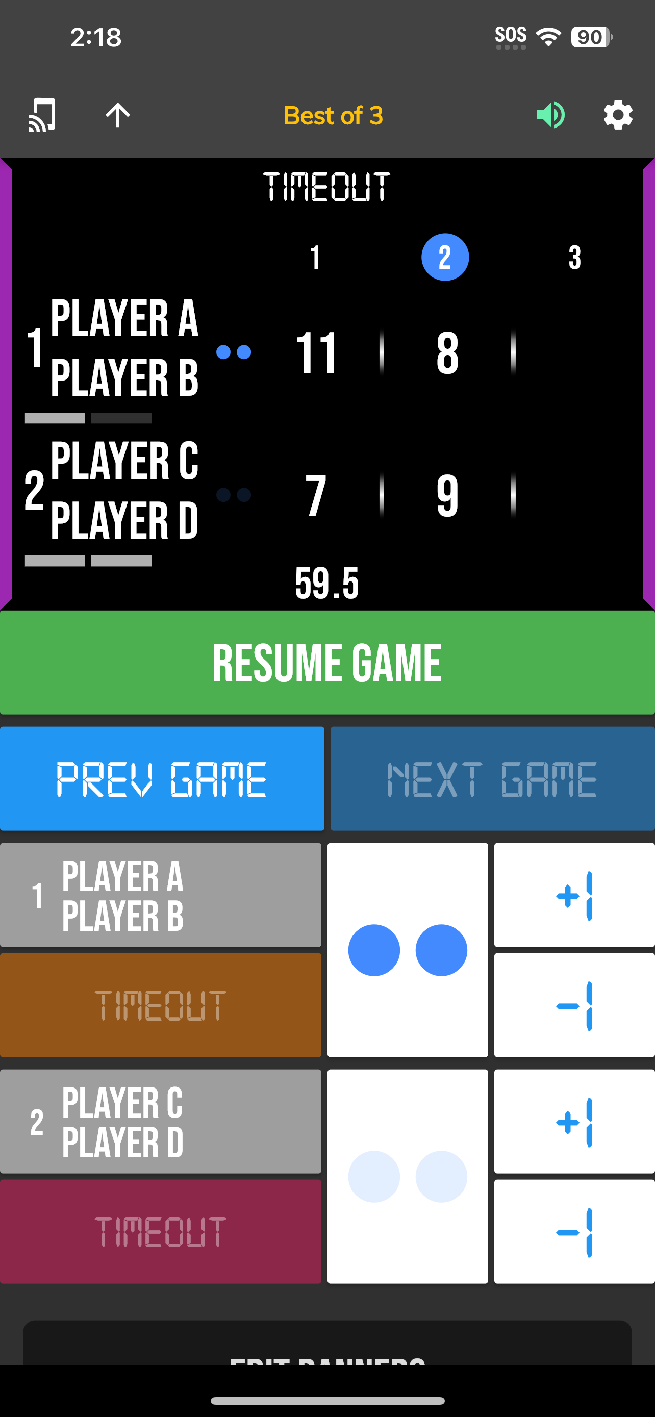 BT Pickleball Controller screenshot 6