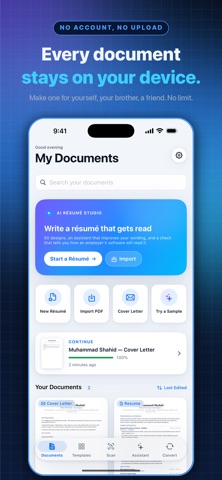 Resume Builder – CV Maker AI Screenshot 6 of 7