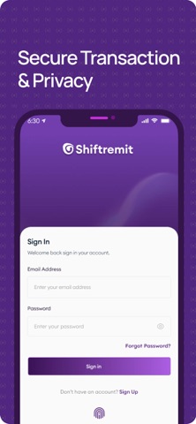 Shiftremit screenshot