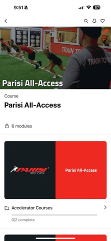 Parisi Training Systems screenshot