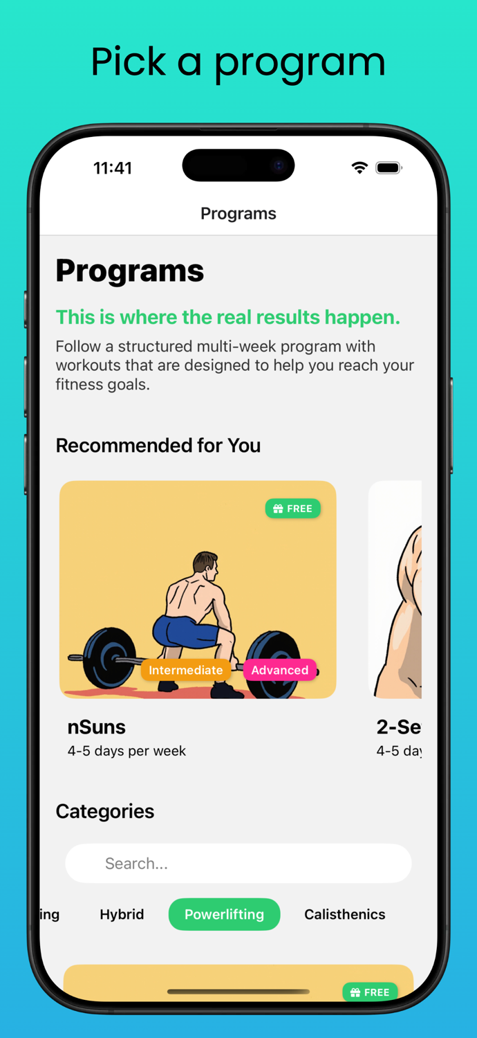 FitnessWolf Ranked Workouts