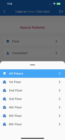 DHMC EMR iPhone screenshot