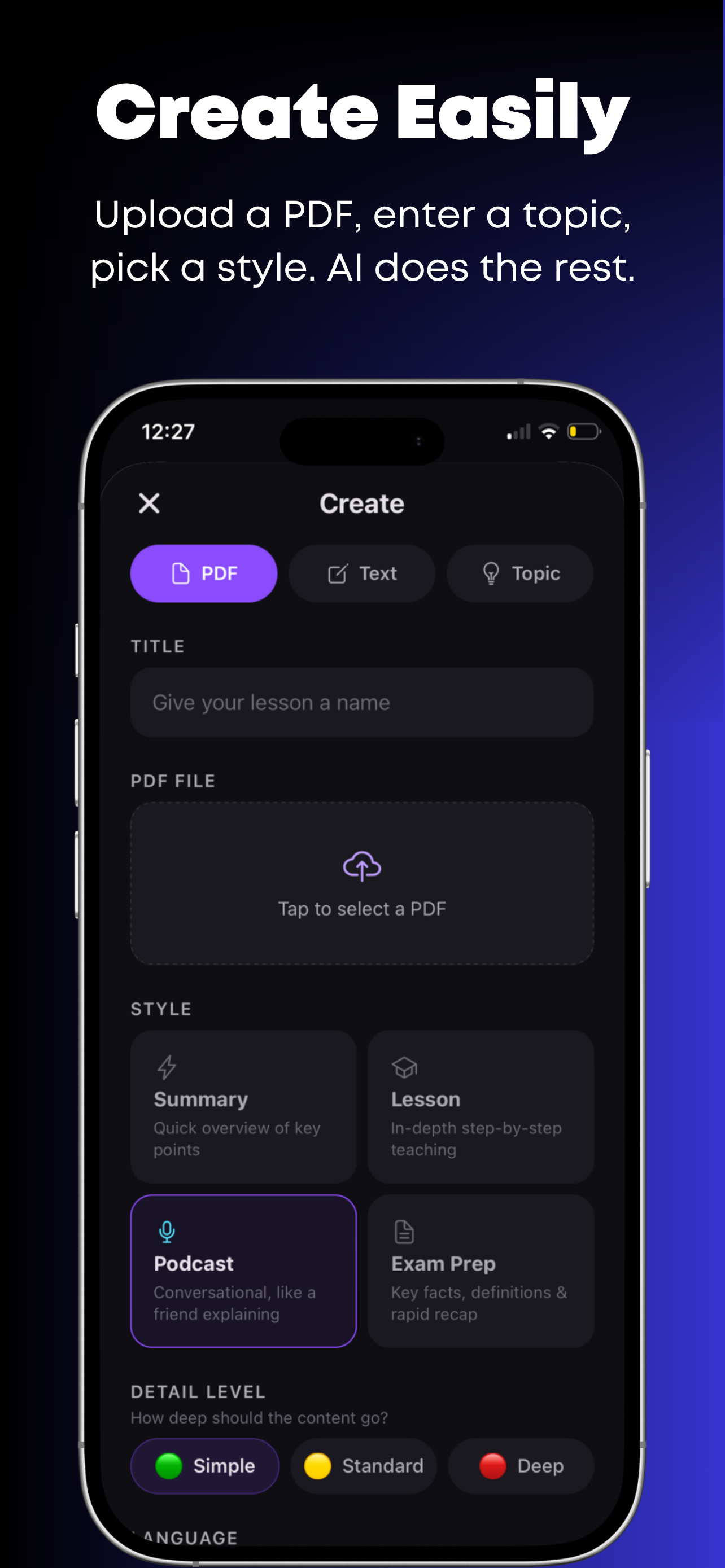 PodMind - AI Audio Learning screenshot 2