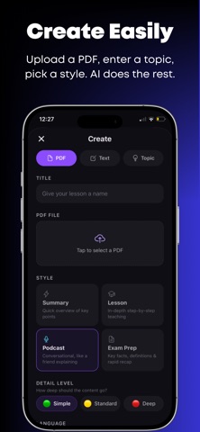 PodMind - AI Audio Learning Screenshot 2 of 6