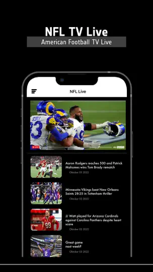 Скриншот NFL TV Прямой эфир на iPhone 1