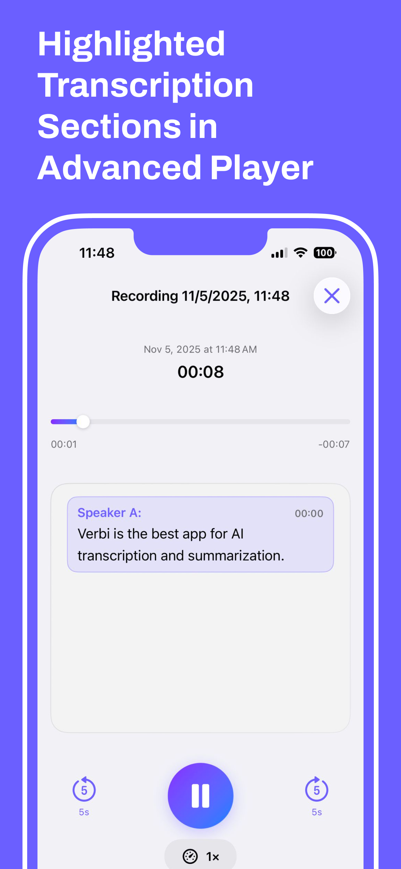 Verbi: Speech to Text & Notes screenshot 5
