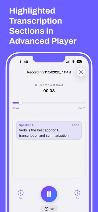 Verbi: Speech to Text & Notes Screenshot 5 of 10