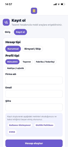 Taseret iPhone screenshot