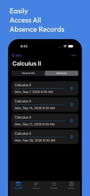 Absence Tracker screenshot 4