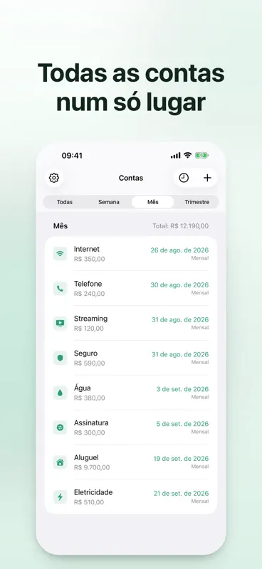 Bill Reminder: Contas a Pagar screenshot 2 of 7
