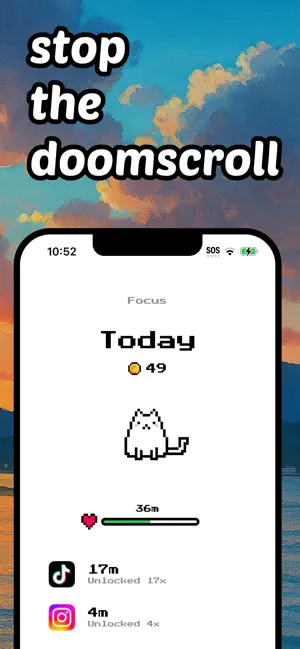 Screencat - Screen Time Pet screenshot 1