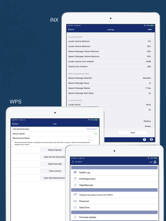 Polara Field Service App iPad screenshot 5 - Utilities app