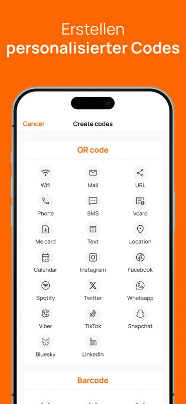 QR & Strichcode Scanner app screenshot 6 of 8