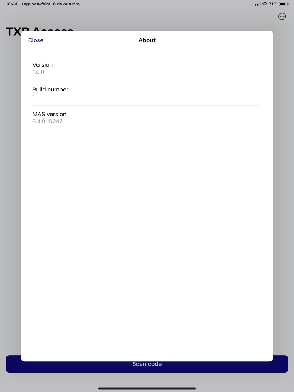 iPad screenshot