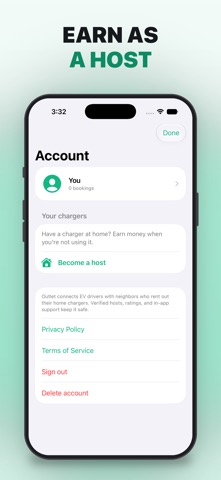 Outlet: EV Charging Network iPhone screenshot