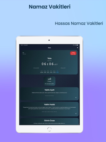 Namaz Vakti - Ezan Vakti Pro iPad screenshot