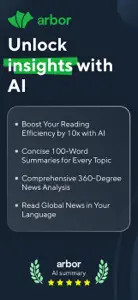 Arbor - AI Media screenshot #1 for iPhone