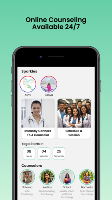 Asmi: Mental Health Counseling Screenshot