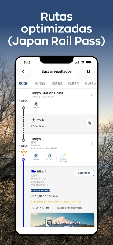 Japan Travel Move Rutas y Guía screenshot 4 of 10