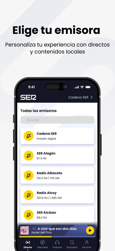 Cadena SER Radio screenshot 3 of 9