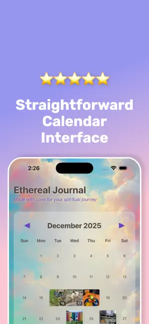 Simple Ethereal Journal screenshot 2