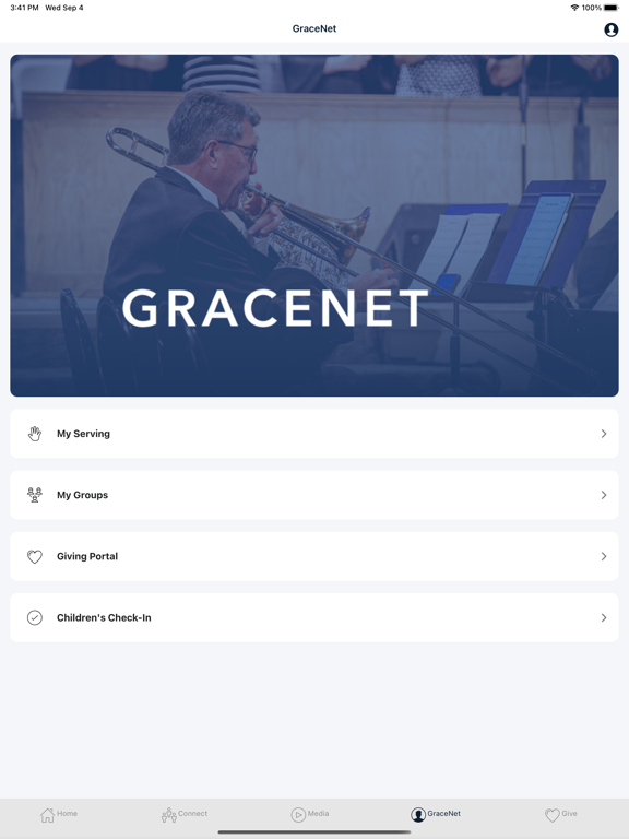 Grace Bible Church Bakersfield iPad screenshot 4 - Lifestyle app