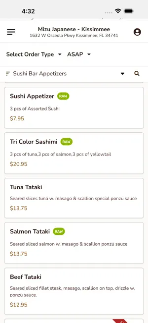 Mizu Japanese Kissimmee screenshot 2