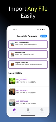 Metadata Remover screenshot