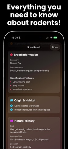 Hamster, Guinea Pig Identifier iPhone screenshot