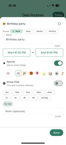 TiniRoutine: Family Organiser screenshot