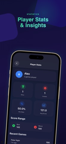 Score Counter - Game Tracker iPhone screenshot