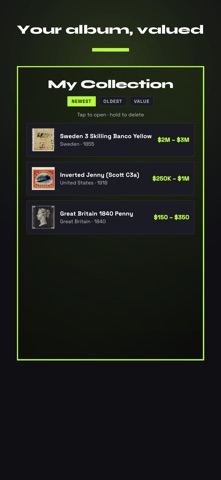 StampSnap: Stamp Value Scanner iPhone screenshot