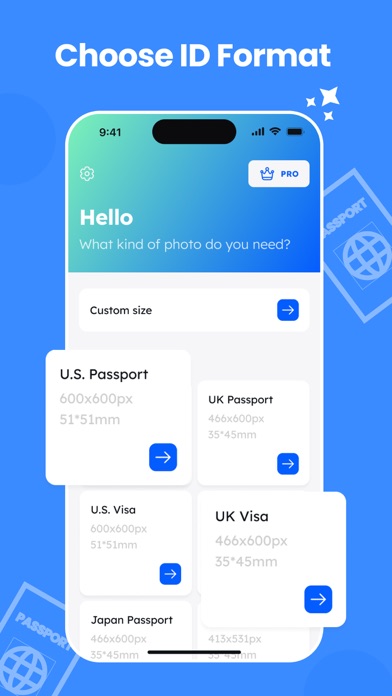 Passport Photo Maker · PhotoID Screenshot