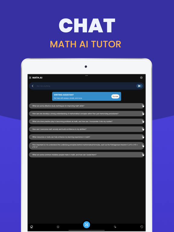 Photo Math Solver - Math.AI iPad screenshot 3 - Education app