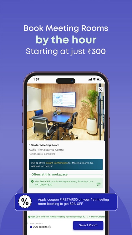 myHQ: Coworking Spaces