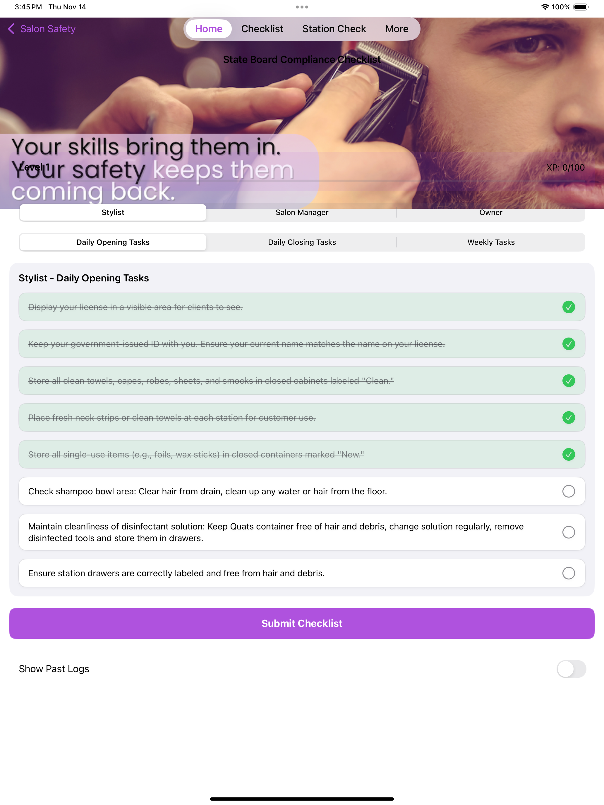 Salon Safety App screenshot 9
