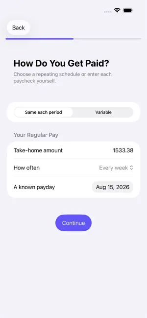 Paycheck Ahead: Bill Planner screenshot 3
