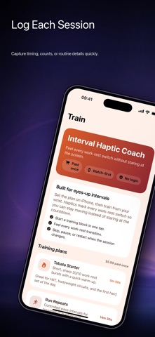 Interval Haptic Coach screenshot