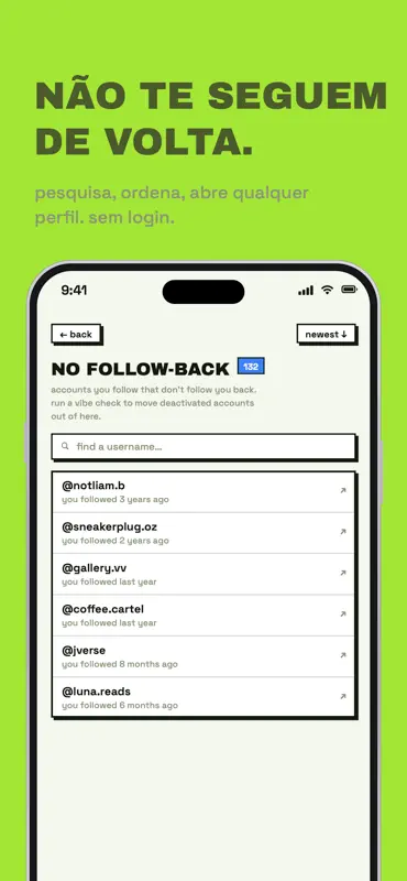 Unfollowers Tracker: No Login screenshot 5 of 8