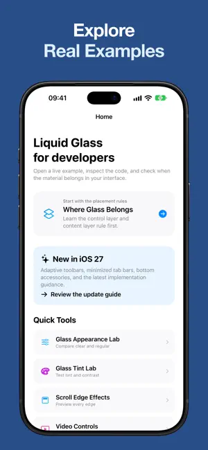 Learn Liquid Glass screenshot 1
