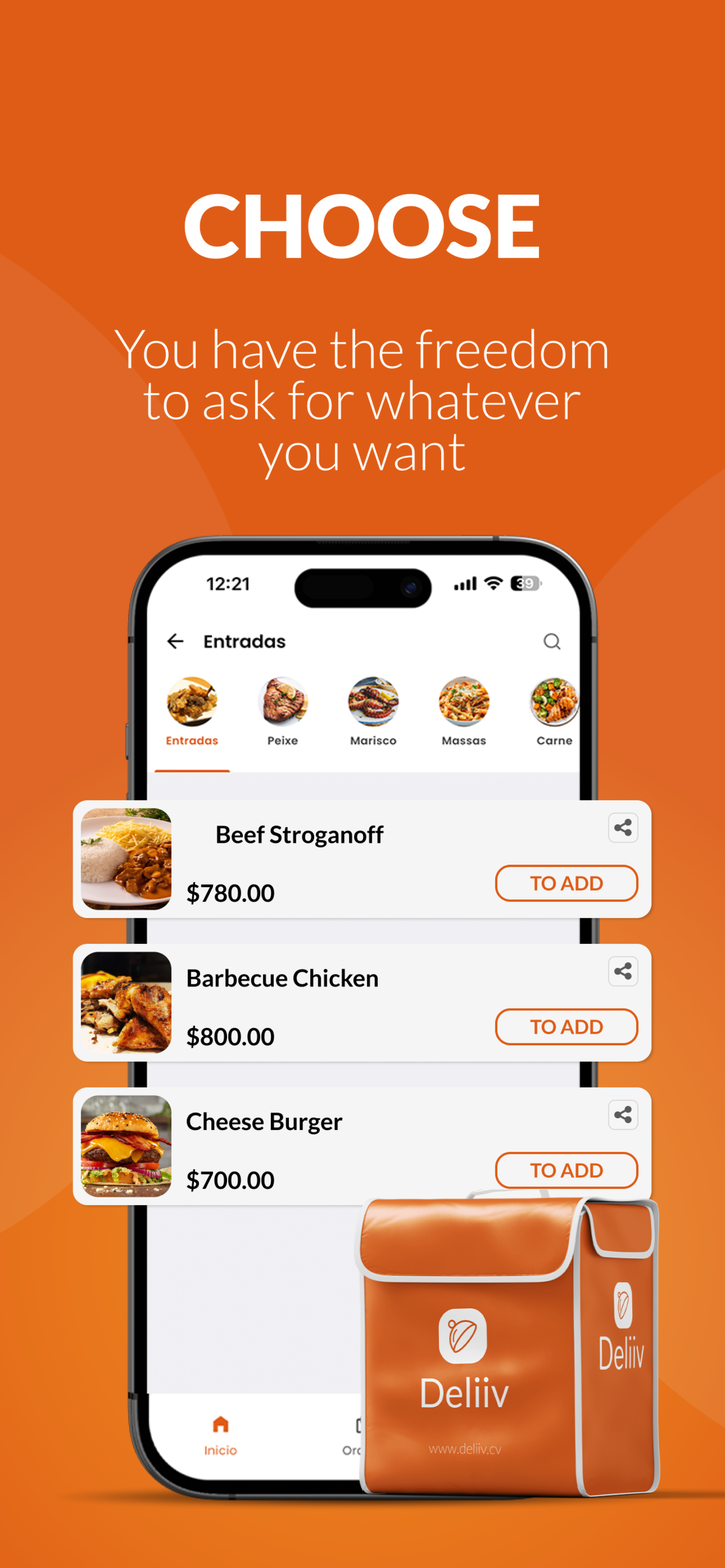 Deliiv: Food delivery